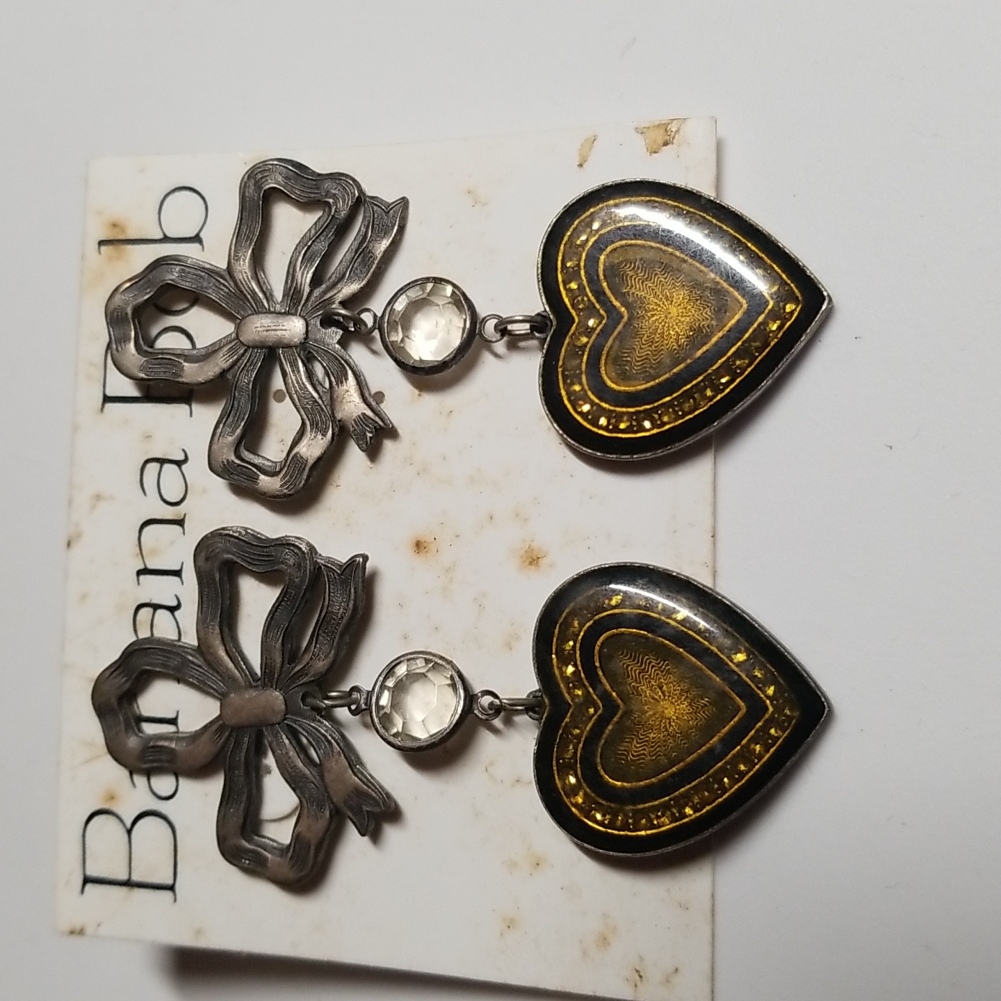 Vintage Banana Bob Earrings